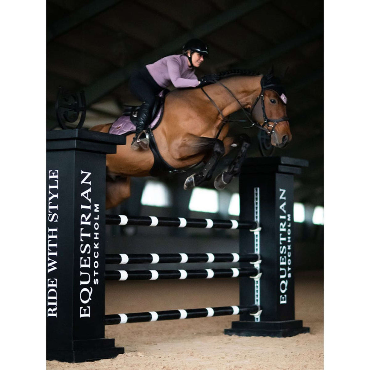 Equestrian Stockholm Saddlepad Jumping Anemone