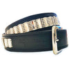 Equestrian Stockholm Belt Contest Black