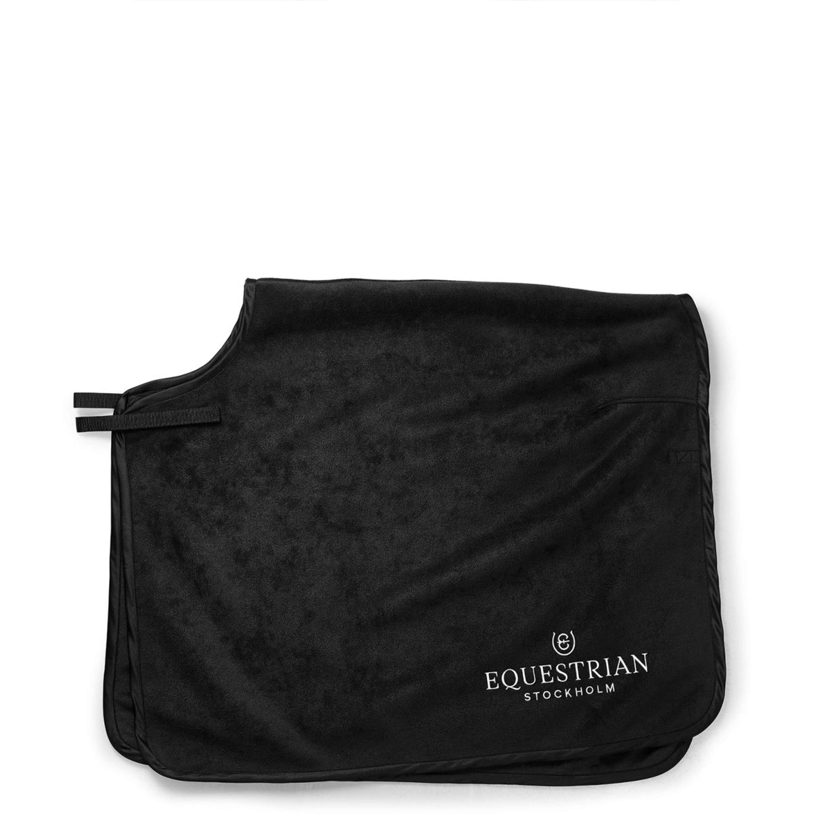 Equestrian Stockholm Quarter Rug Heavy Fleece Black