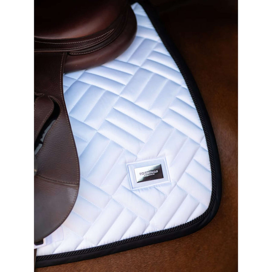 Equestrian Stockholm Saddlepad Modern Jumping White/Black