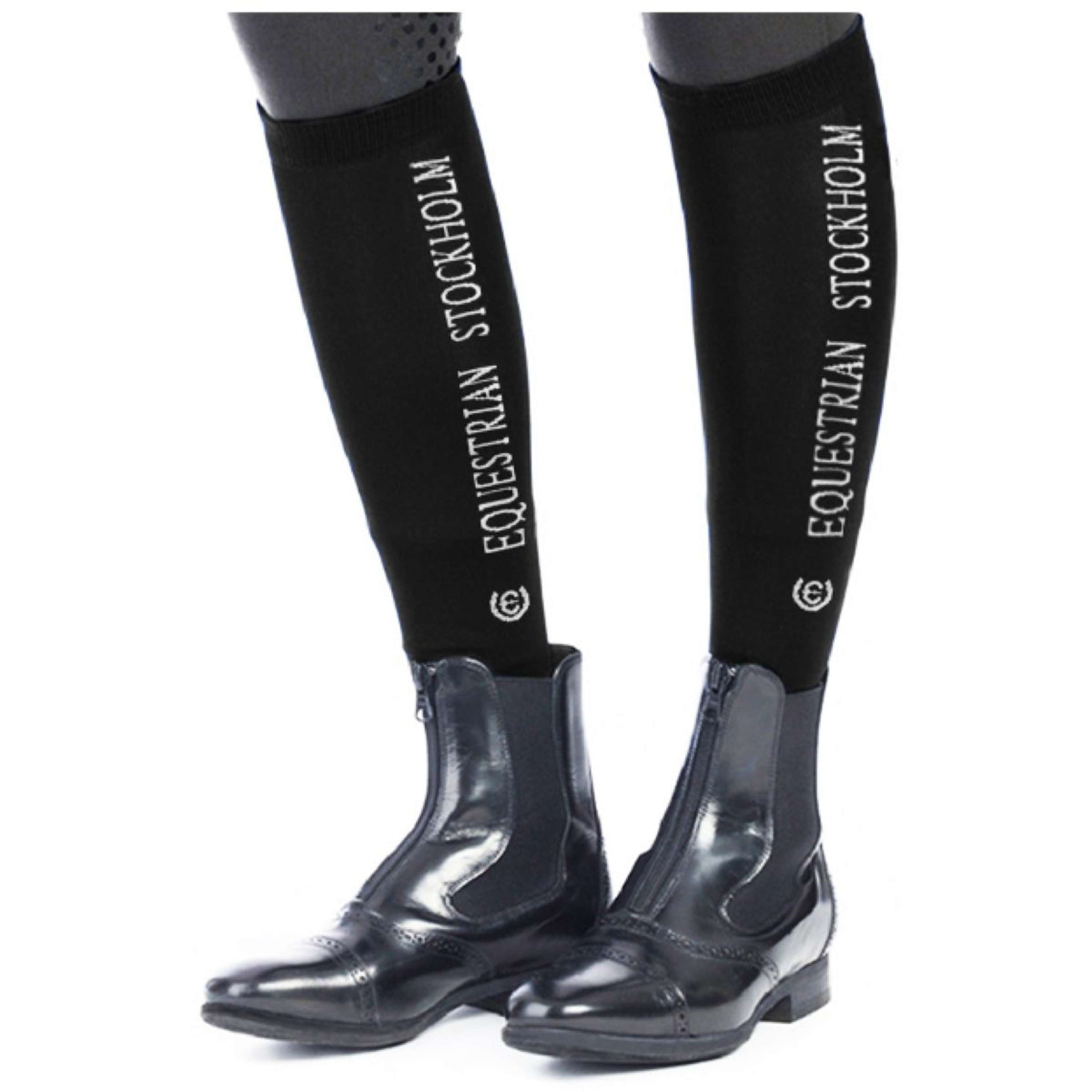 Equestrian Stockholm Riding Socks Bamboo Blend Black Edition