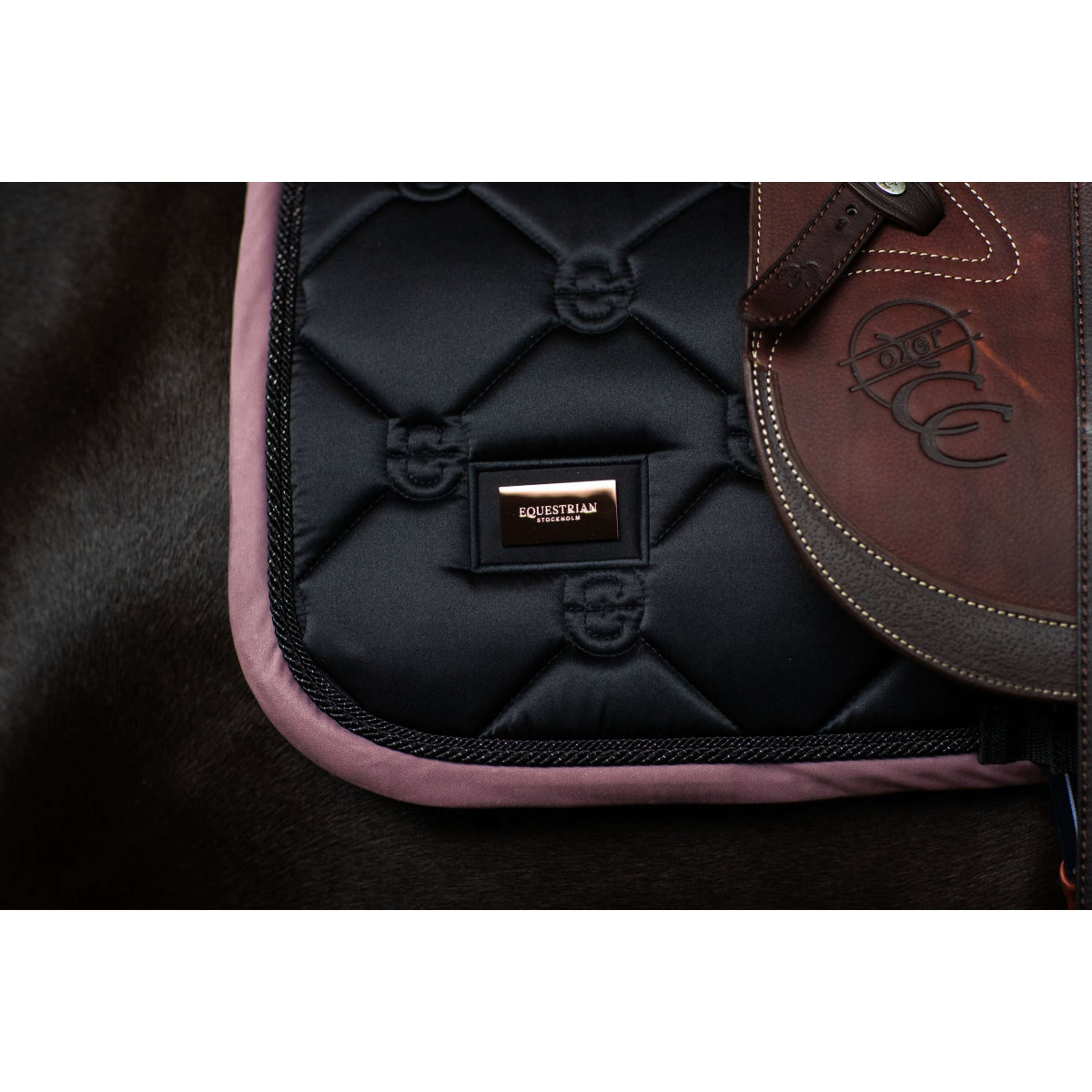 Equestrian Stockholm Saddlepad Jumping Black/Blush