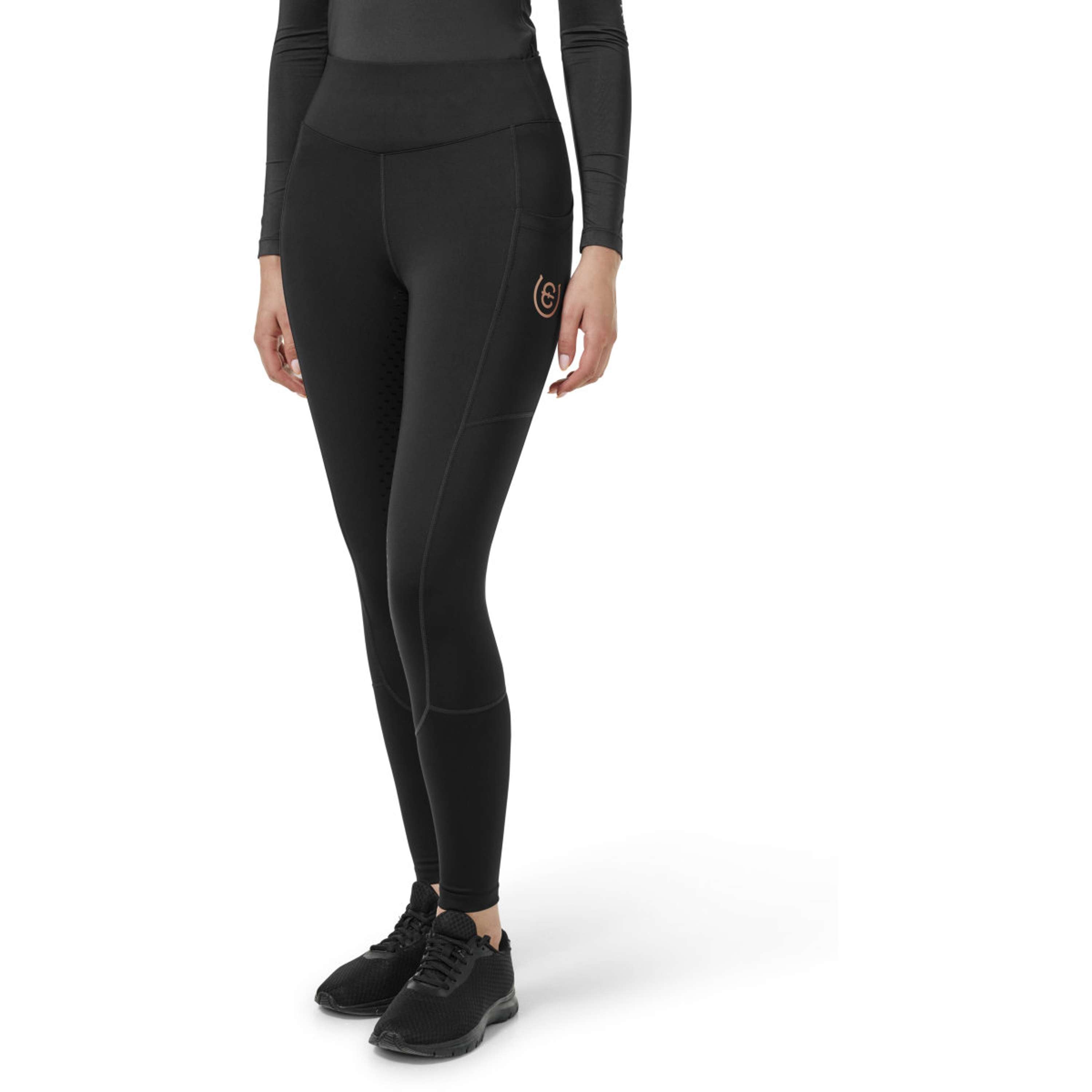 Equestrian Stockholm Riding Legging Movement Full Grip Black/Blush
