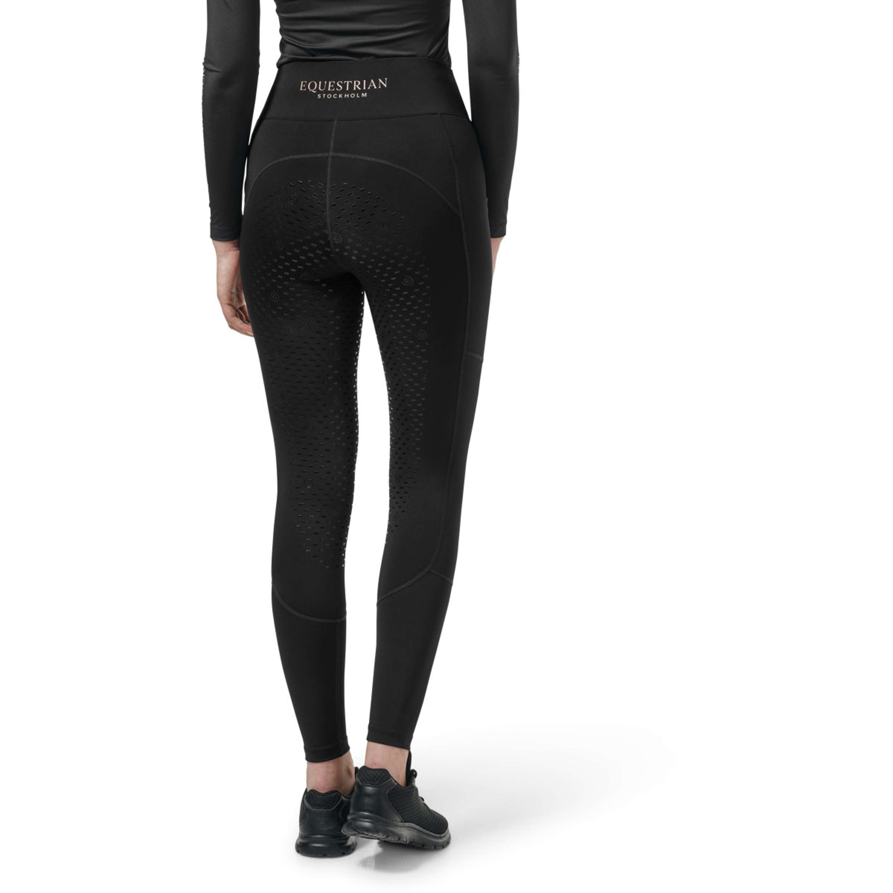 Equestrian Stockholm Riding Legging Movement Full Grip Black/Blush