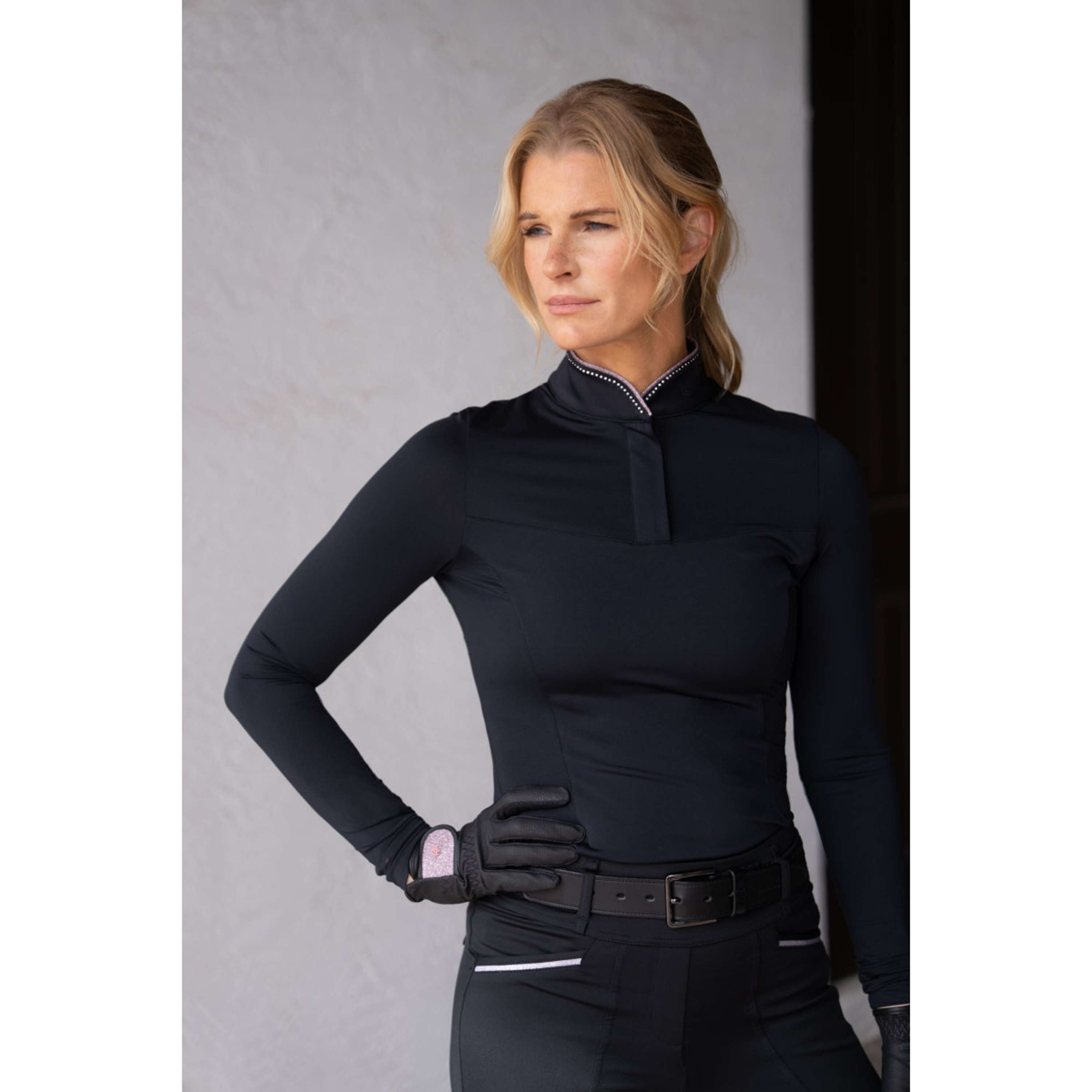 Equestrian Stockholm Riding Gloves Motion Pink Glimmer