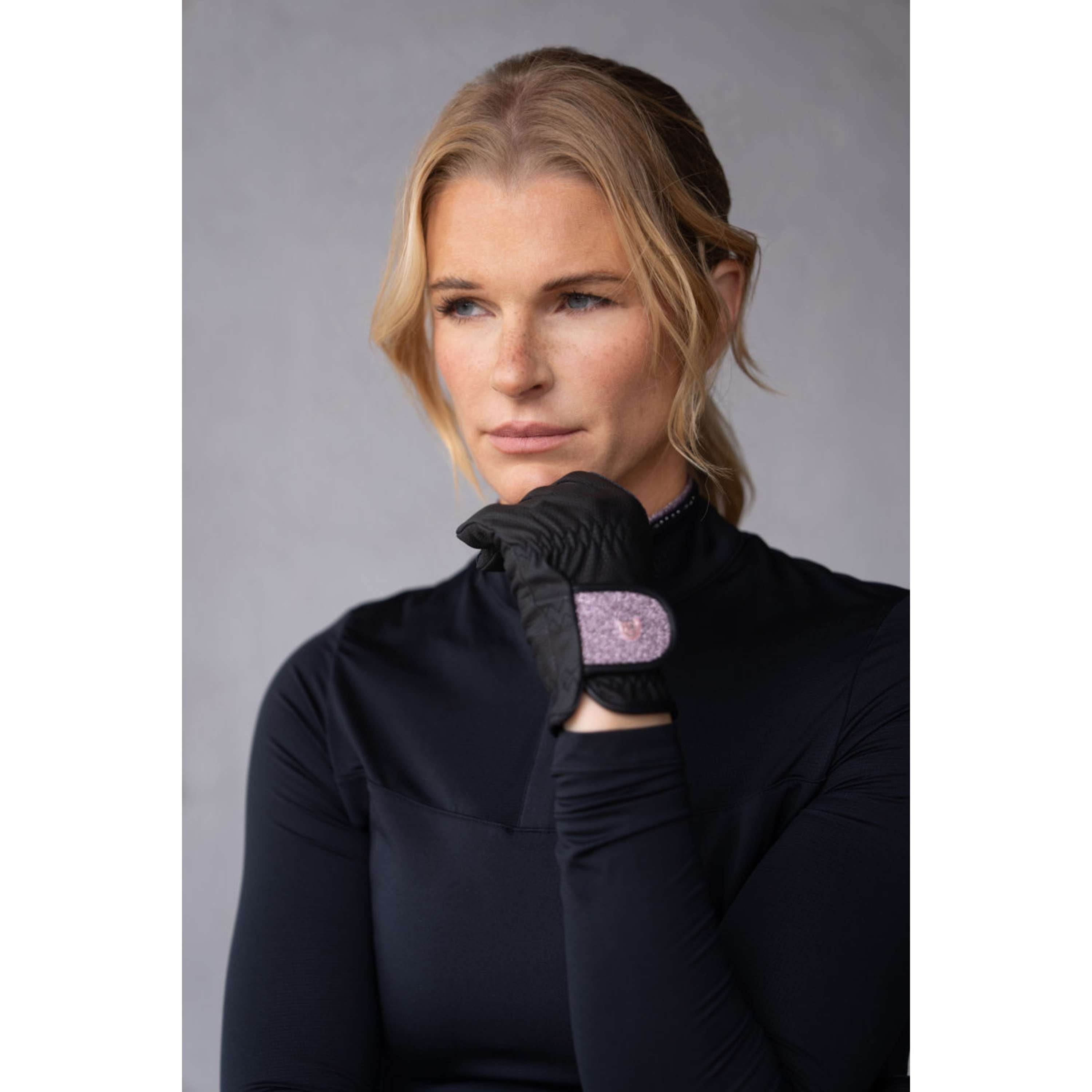 Equestrian Stockholm Riding Gloves Motion Pink Glimmer
