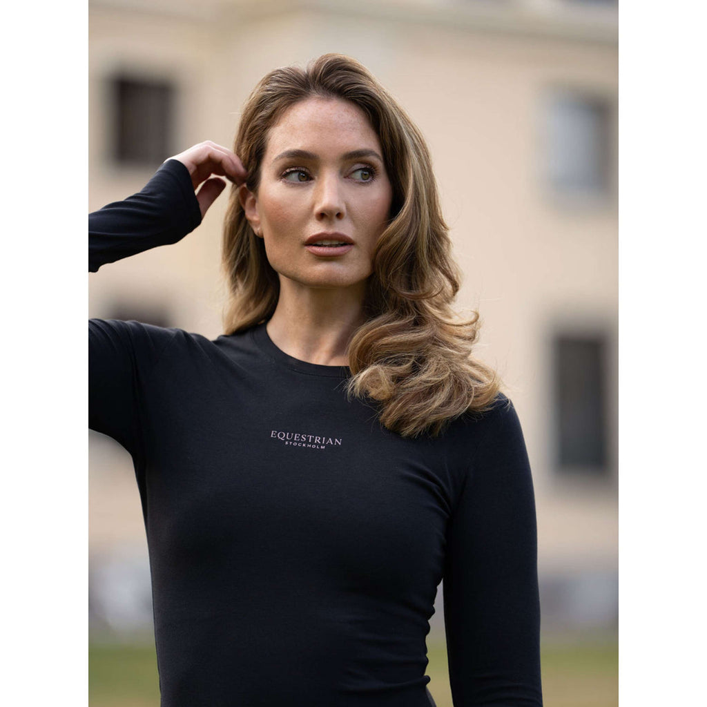 Equestrian Stockholm Shirt Soft Cotton Black/Blush