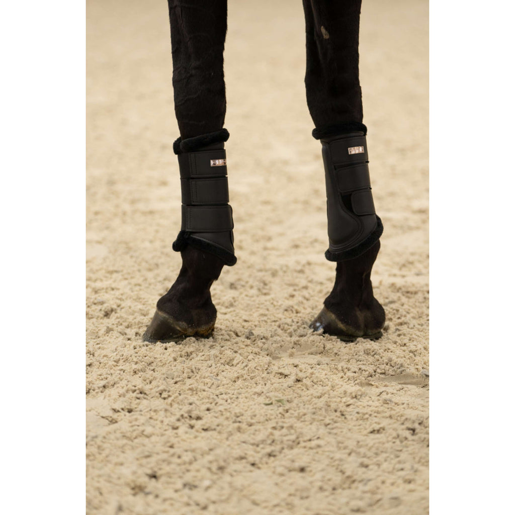 Equestrian Stockholm Leg Protectors Black/Blush