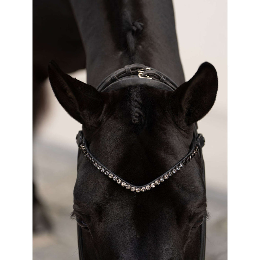 Equestrian Stockholm Browband Faded 8mm Black