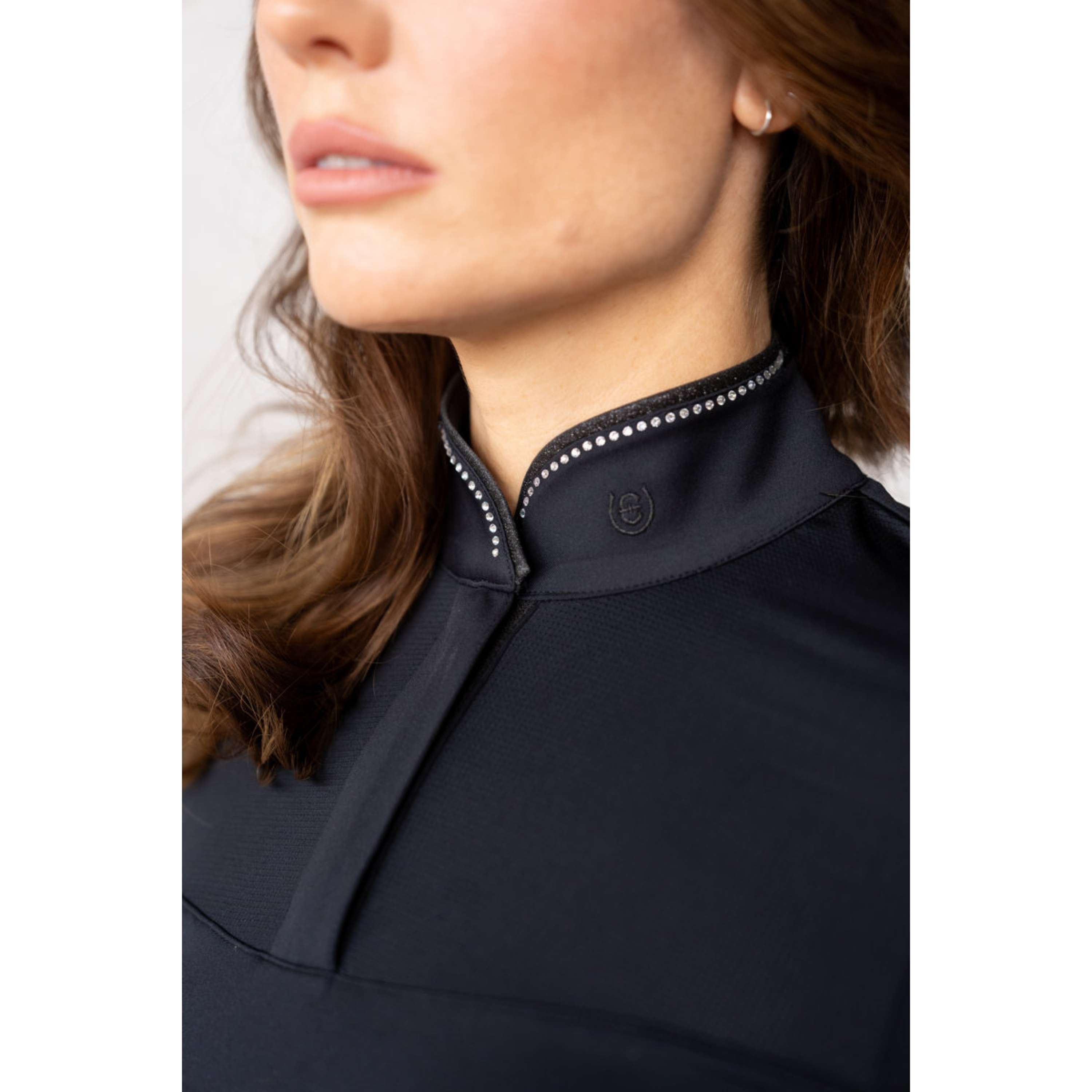 Equestrian Stockholm Shirt Revenew Black Glimmer