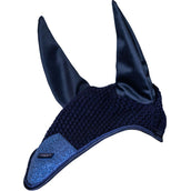 Equestrian Stockholm Ear Bonnet Blue Meadow Glimmer