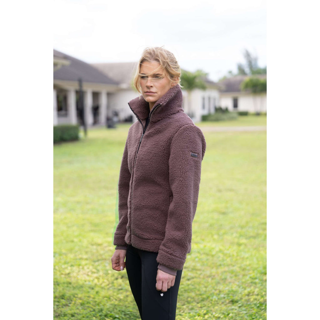 Equestrian Stockholm Fleece Jacket Teddy Blush