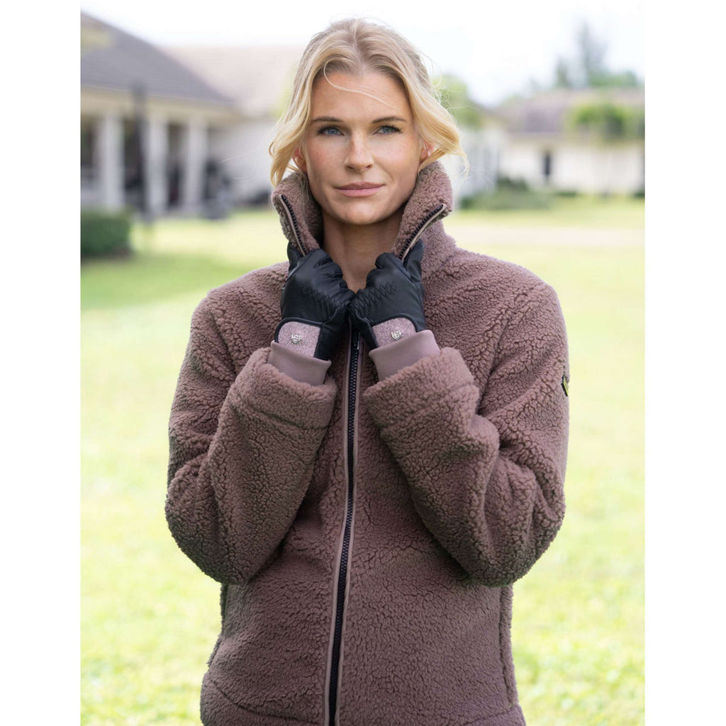 Equestrian Stockholm Fleece Jacket Teddy Blush