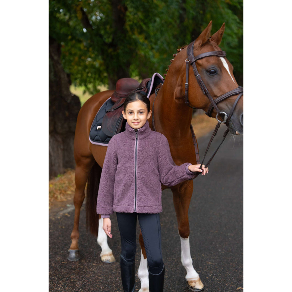 Equestrian Stockholm Fleece Jacket Teddy Young Rider Blush