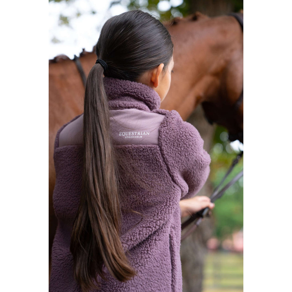 Equestrian Stockholm Fleece Jacket Teddy Young Rider Blush