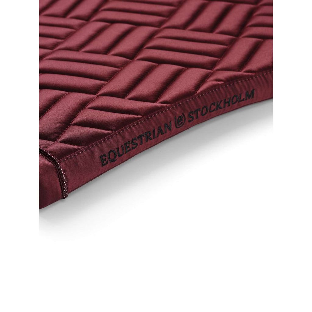 Equestrian Stockholm Saddlepad Modern Dressage Bordeaux