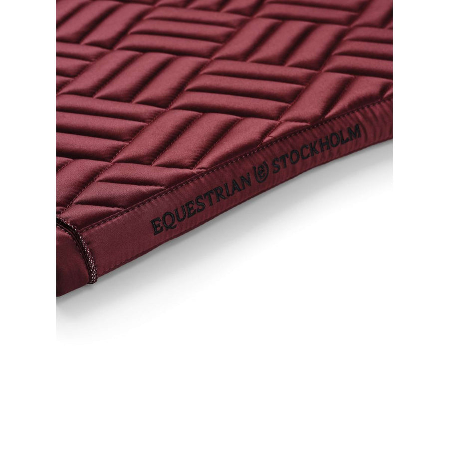 Equestrian Stockholm Saddlepad Modern Jumping Bordeaux