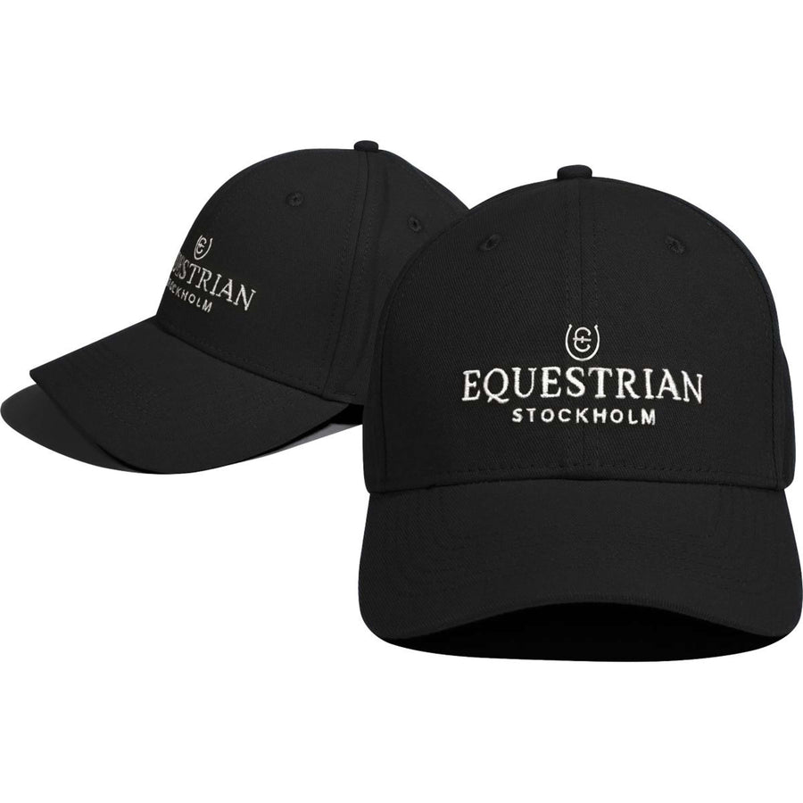 Equestrian Stockholm Cap Logo Black/White