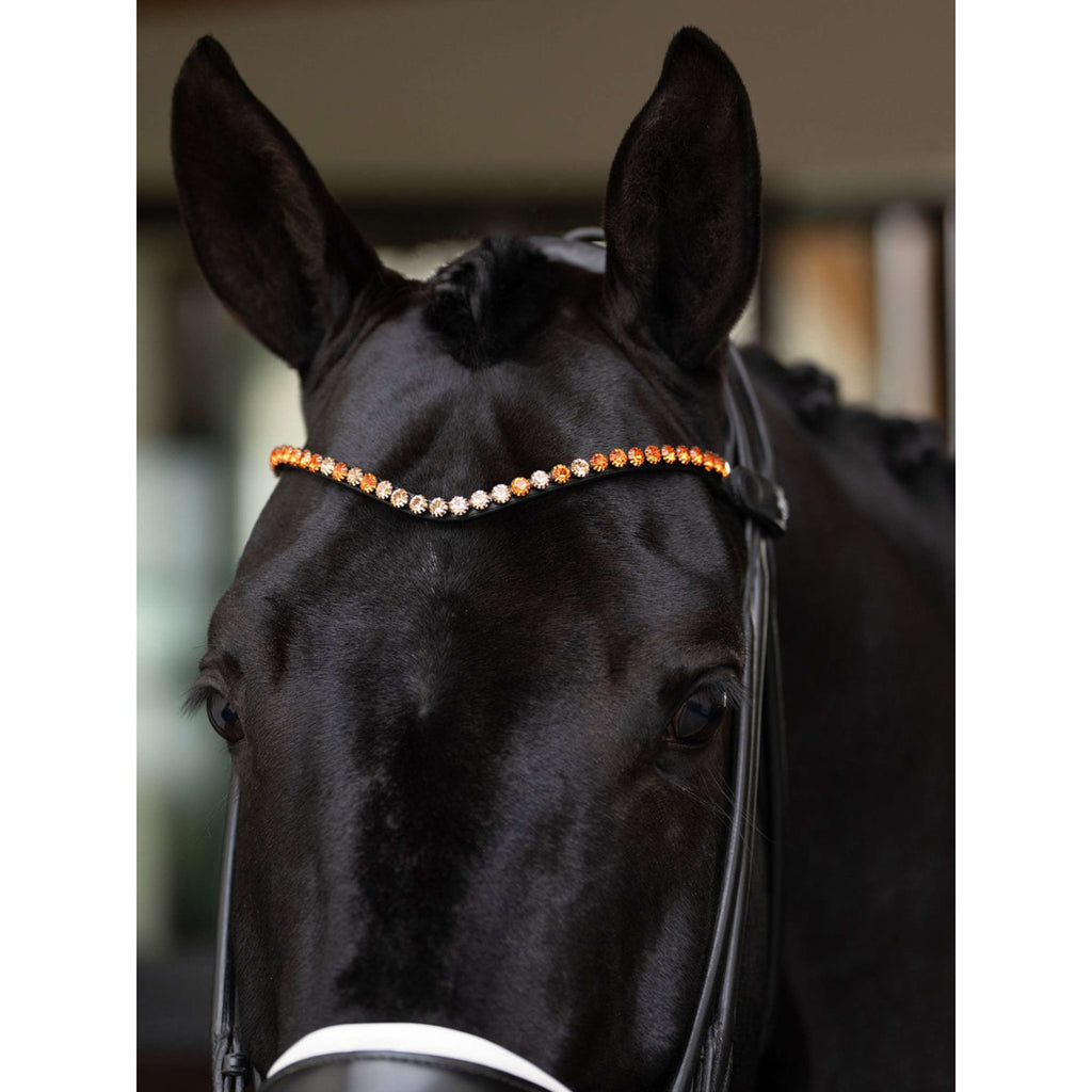 Equestrian Stockholm Browband Faded 8mm Chestnut