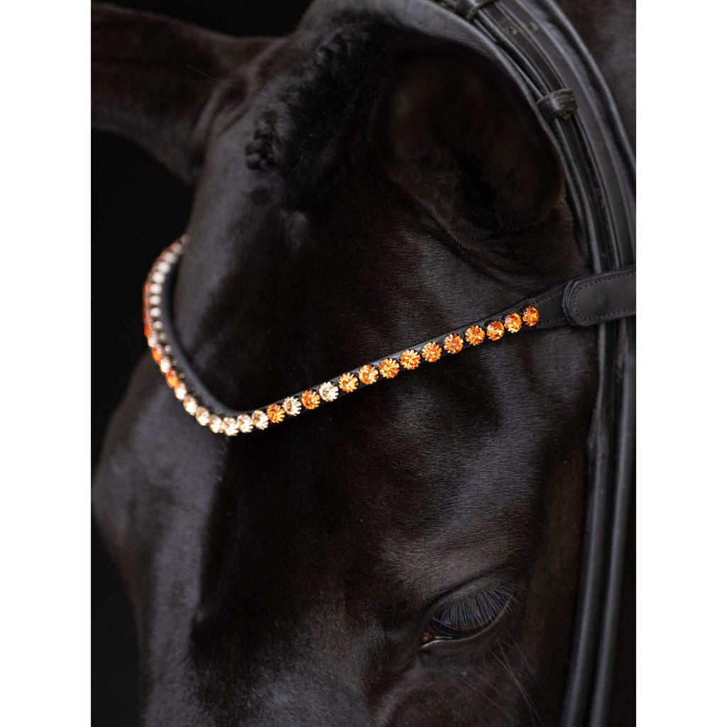 Equestrian Stockholm Browband Faded 8mm Chestnut