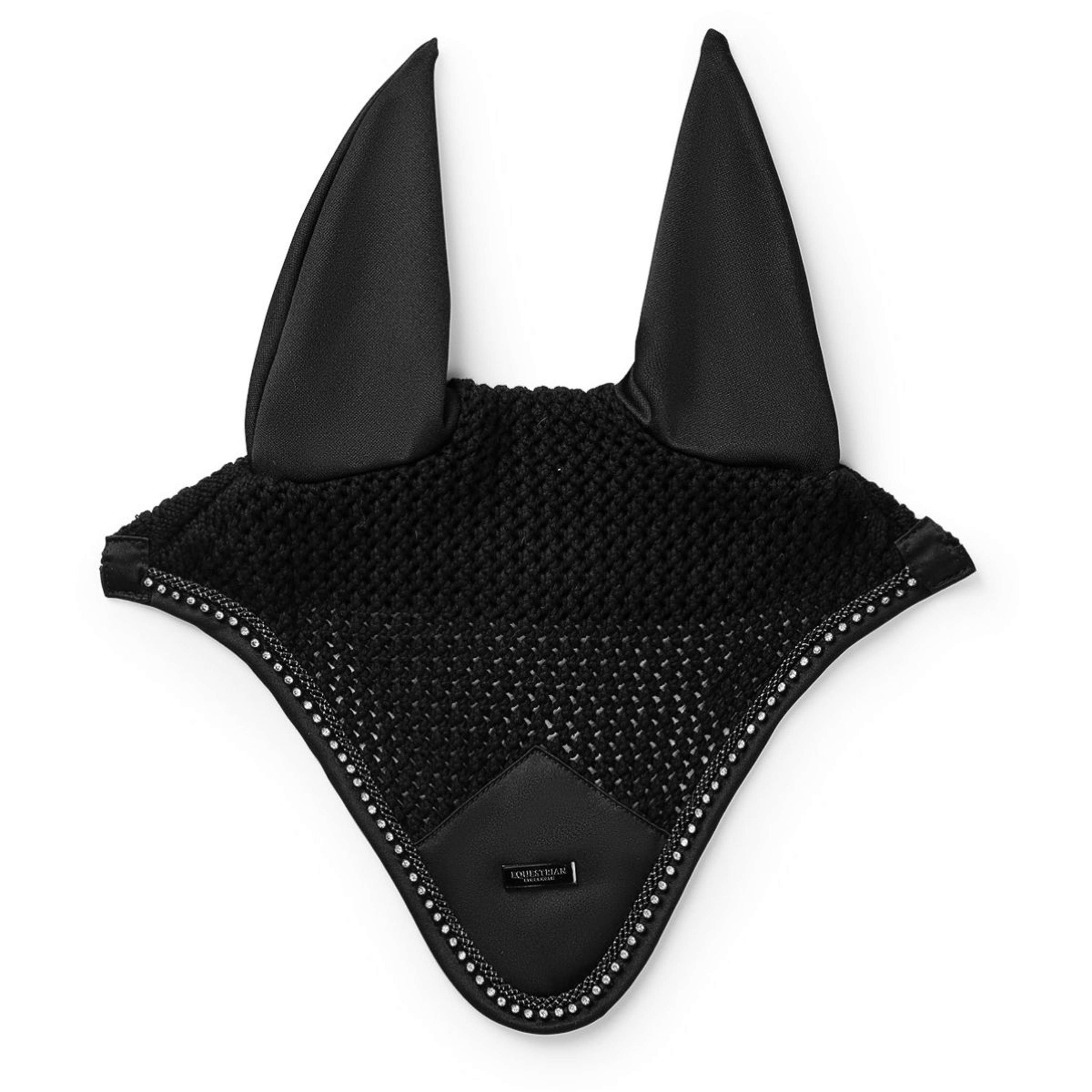 Equestrian Stockholm Ear Bonnet Modern Crystal Black