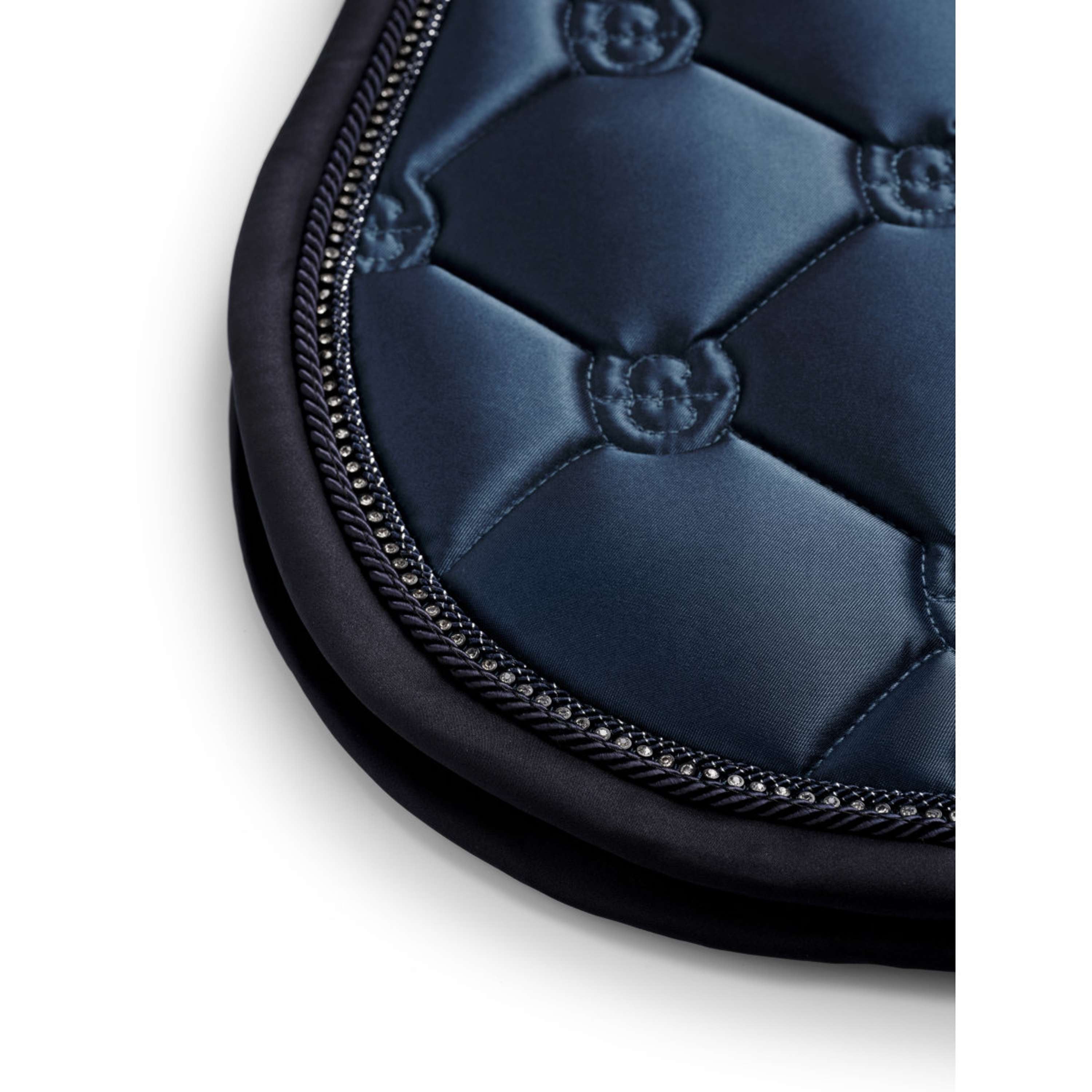 Equestrian Stockholm Saddlepad Crystal Shine Jumping Blue Meadow