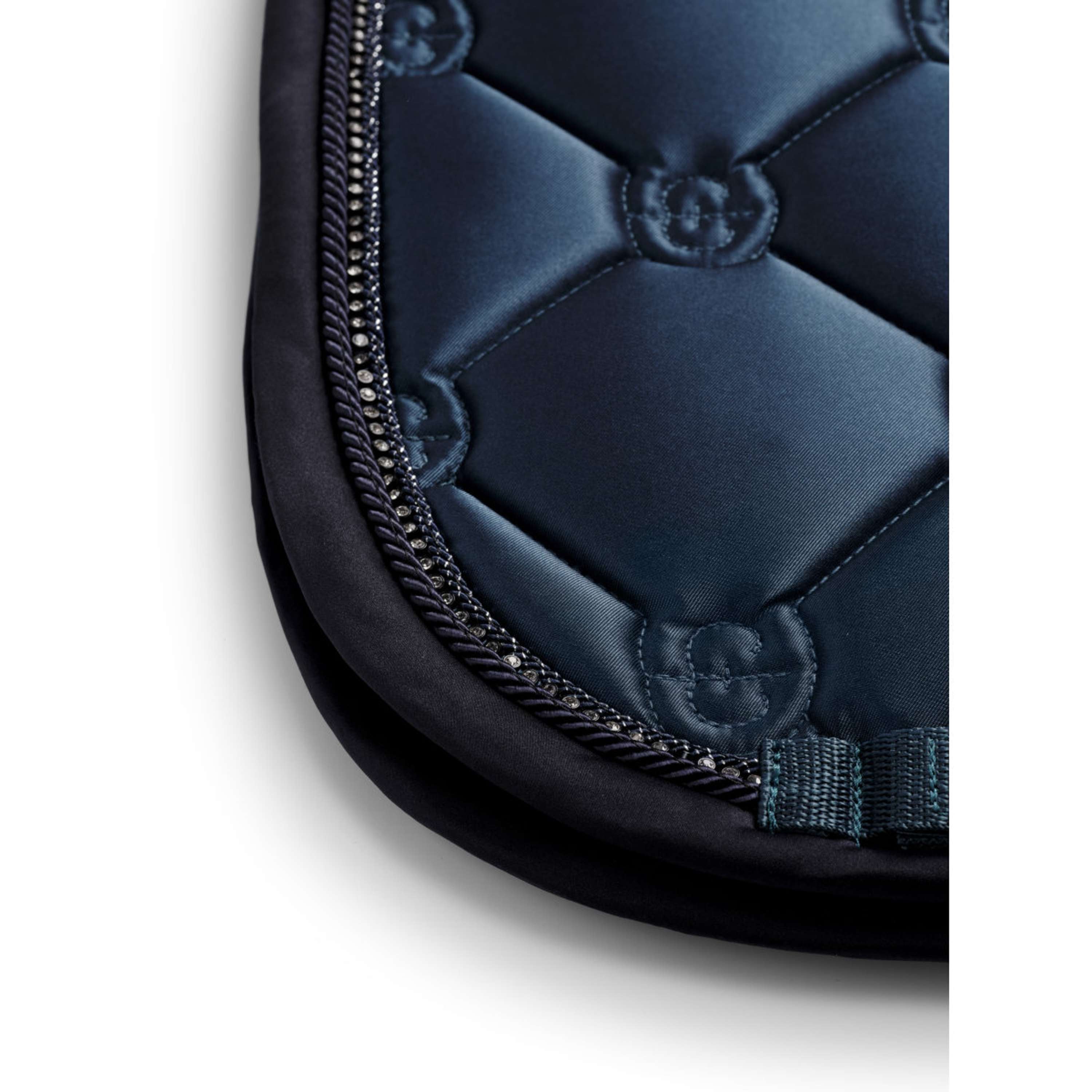 Equestrian Stockholm Saddlepad Crystal Shine Dressage Blue Meadow