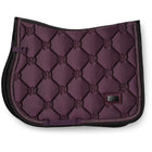 Equestrian Stockholm Saddlepad Crystal Shine Jumping Mauve Wine