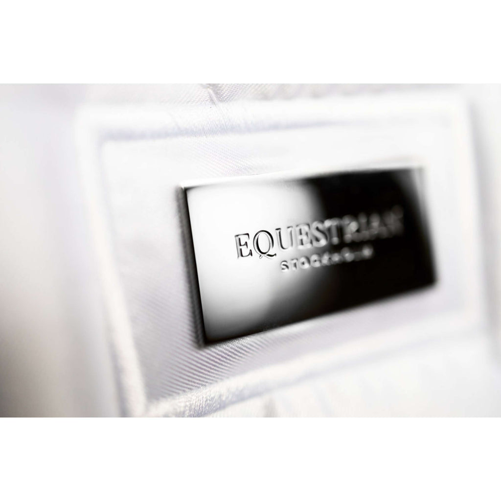 Equestrian Stockholm Saddlepad Crystal Shine Dressage White