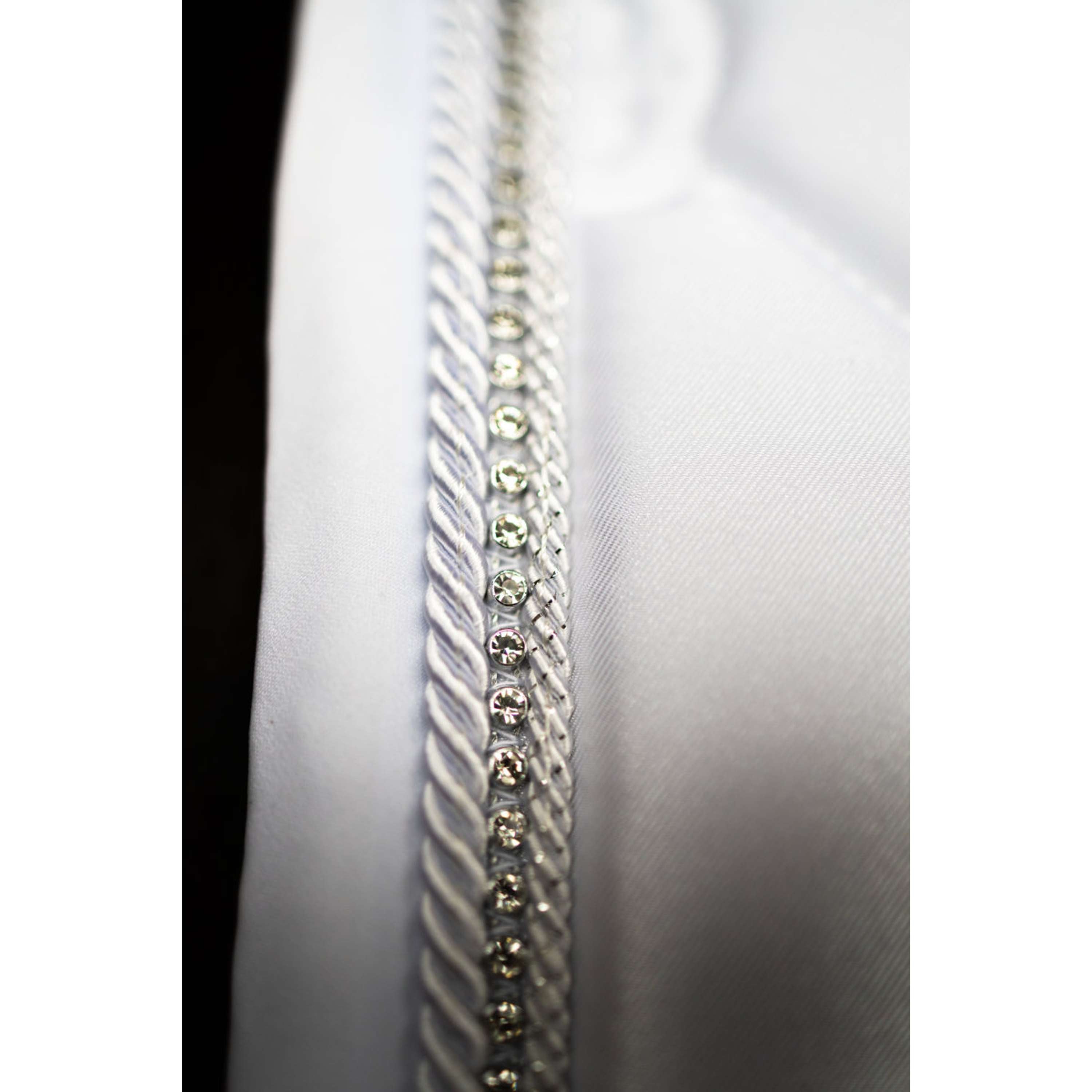 Equestrian Stockholm Saddlepad Crystal Shine Dressage White