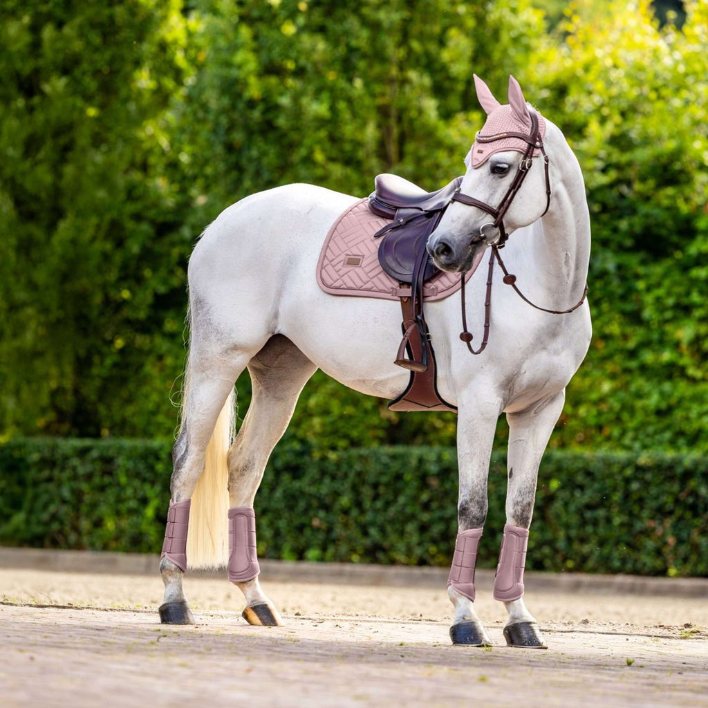 Equestrian Stockholm Leg Protectors Classic Mesh Midsummer Blush