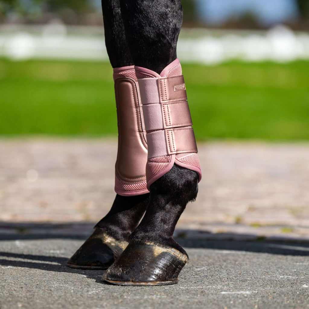 Equestrian Stockholm Leg Protectors Classic Mesh Midsummer Blush