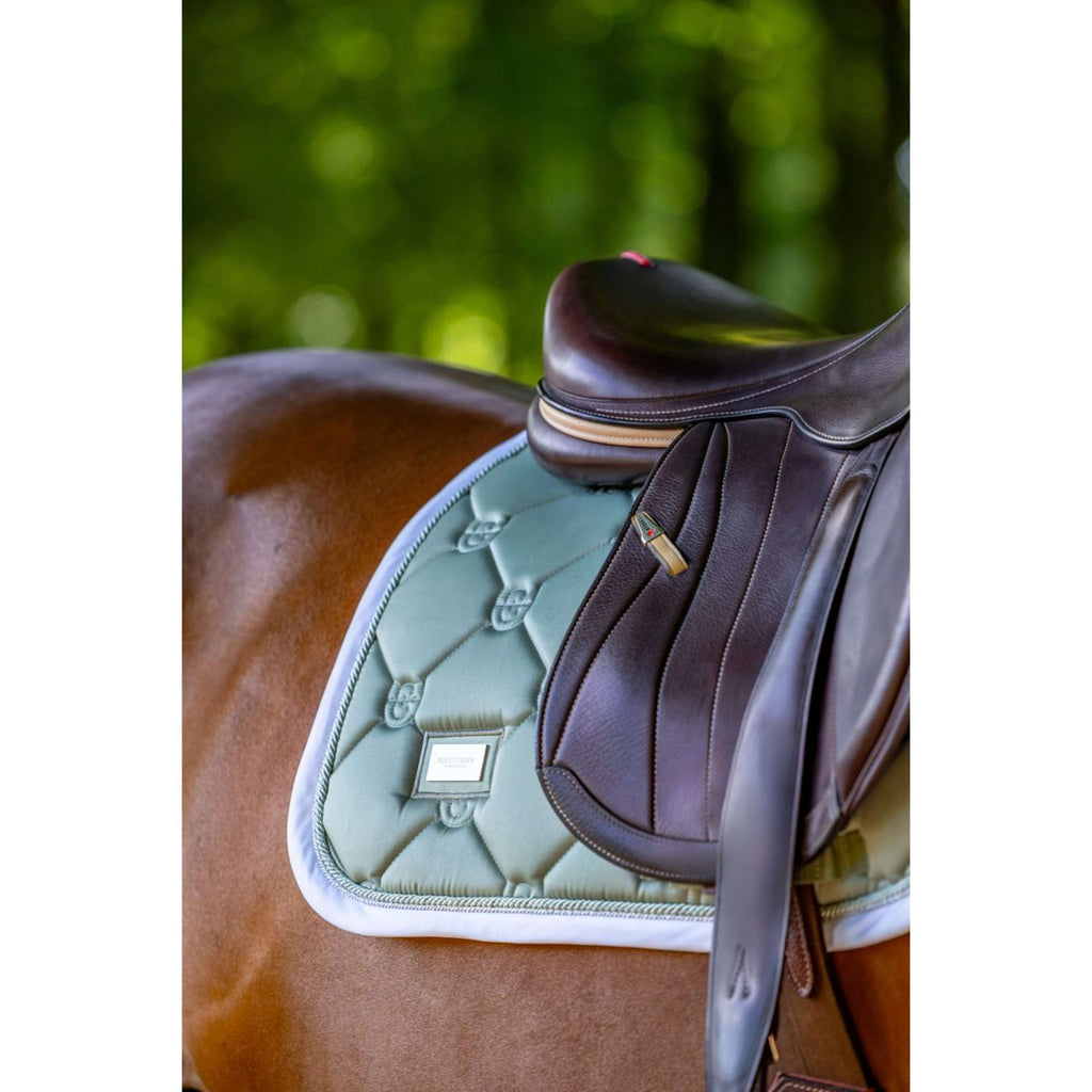 Equestrian Stockholm Saddlepad Jumping Pistachio White