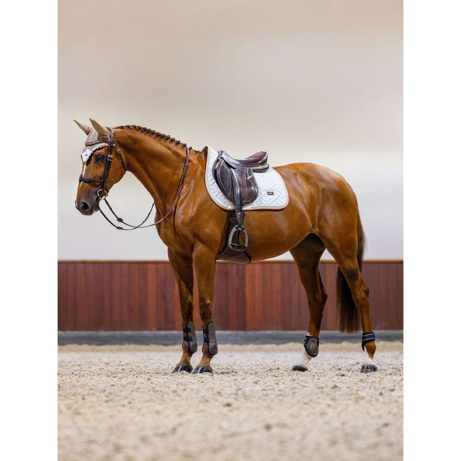 Equestrian Stockholm Saddlepad Modern Jumping White Sand