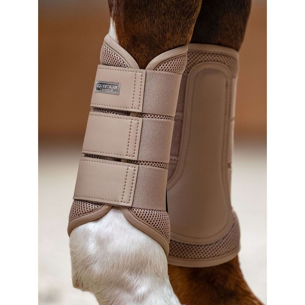 Equestrian Stockholm Leg Protectors Classic Mesh Sand