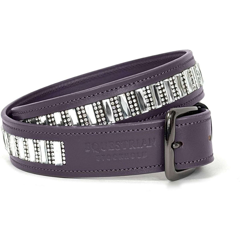 Equestrian Stockholm Belt Contest Dark Violet