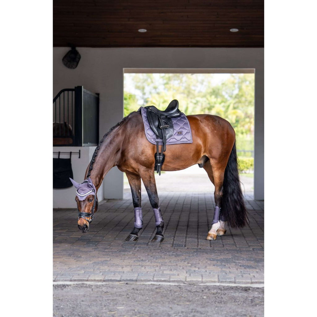 Equestrian Stockholm Leg Protectors Classic Mesh Dark Violet