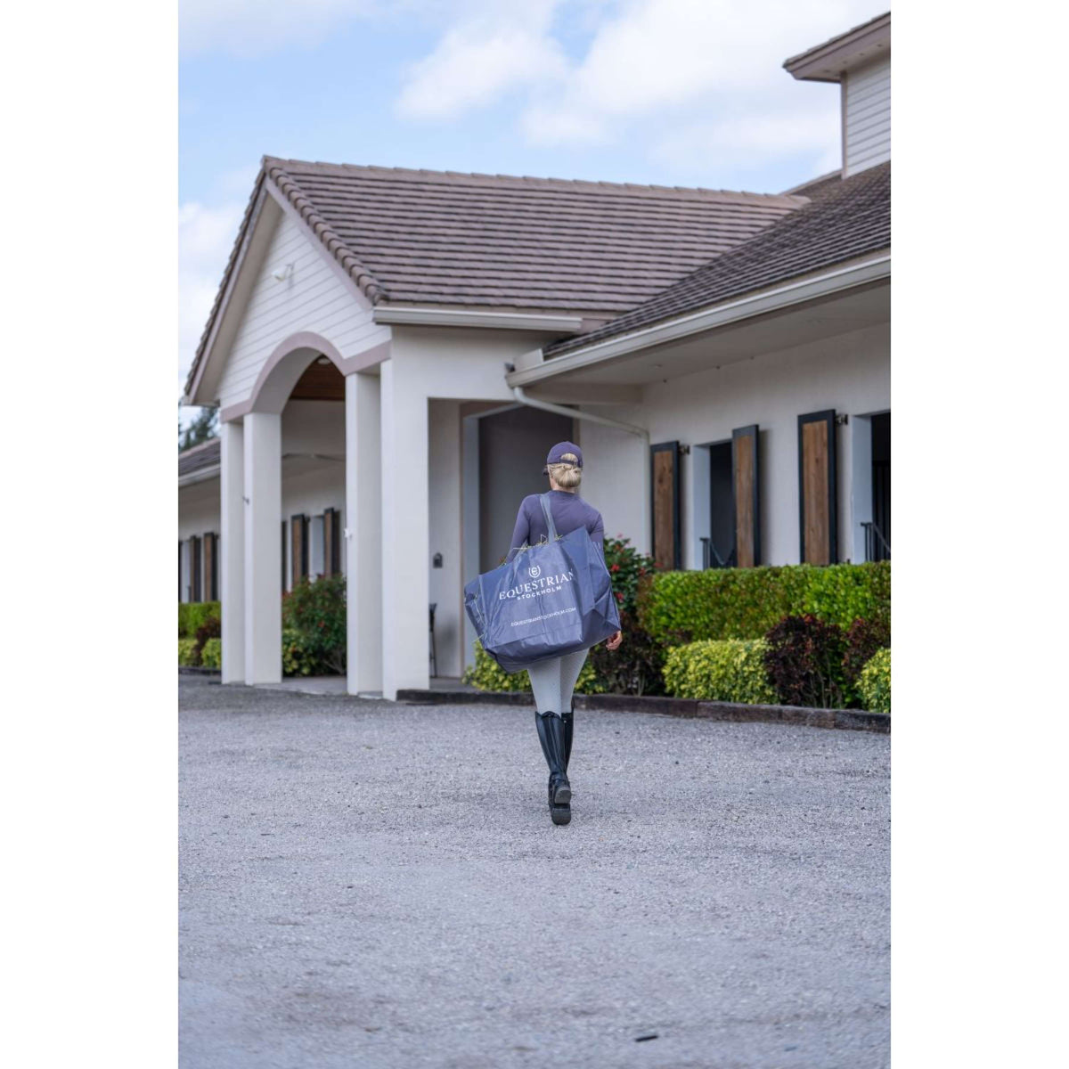 Equestrian Stockholm Stable Bag Dark Violet