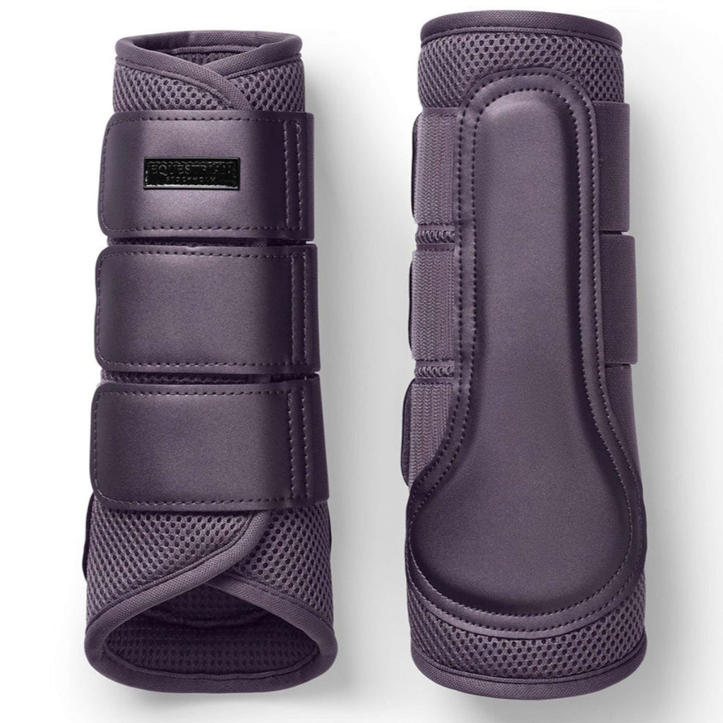 Equestrian Stockholm Leg Protectors Classic Mesh Dark Violet