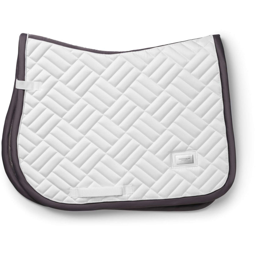 Equestrian Stockholm Saddlepad Modern Jumping White/Dark Violet Equestrian Stockholm Saddlepad Modern Jumping White/Dark Violet