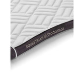 Equestrian Stockholm Saddlepad Modern Jumping White/Dark Violet