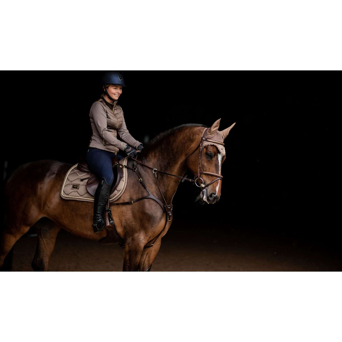 Equestrian Stockholm Saddlepad Jumping Champagne