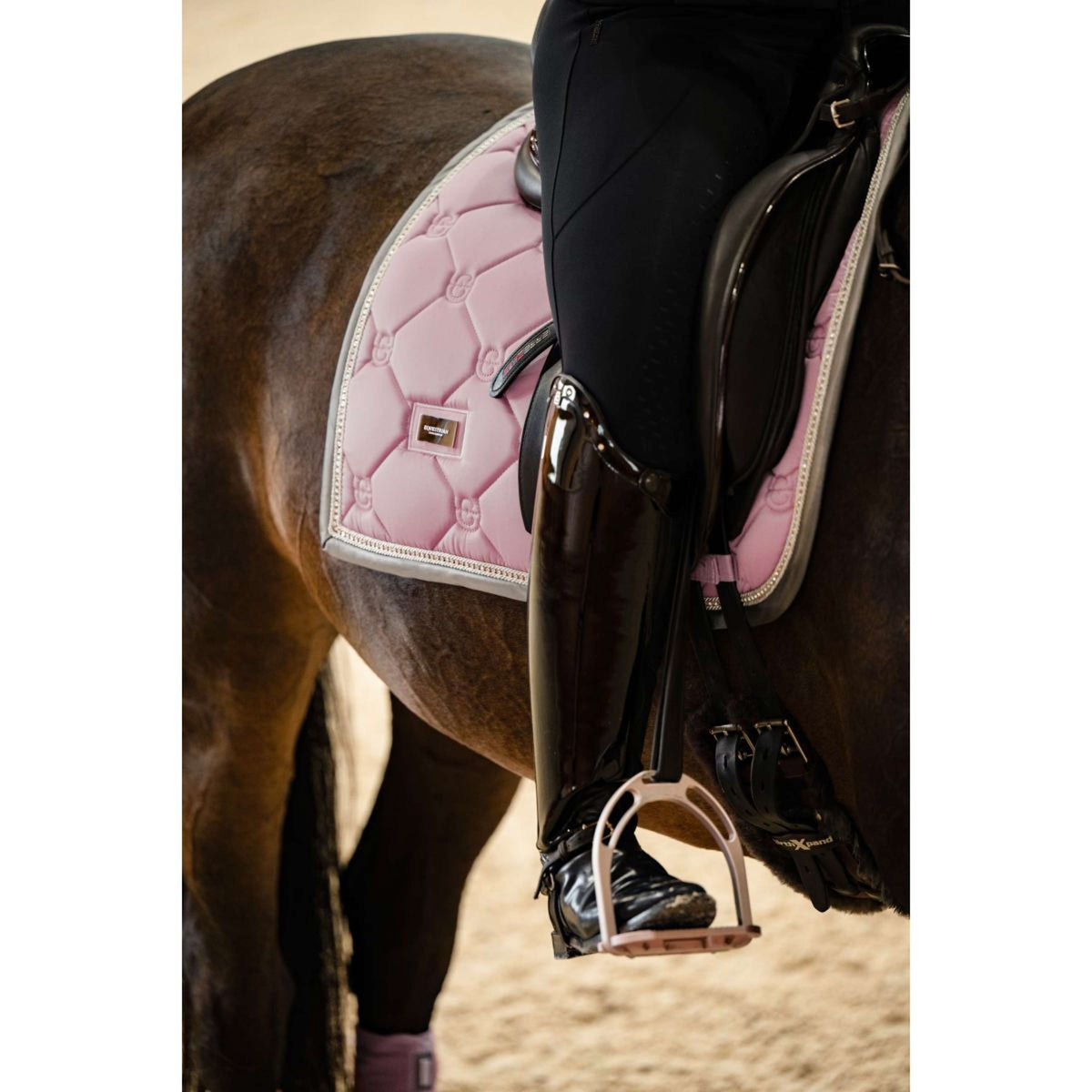 Equestrian Stockholm Saddlepad Dressage Pink Pearl