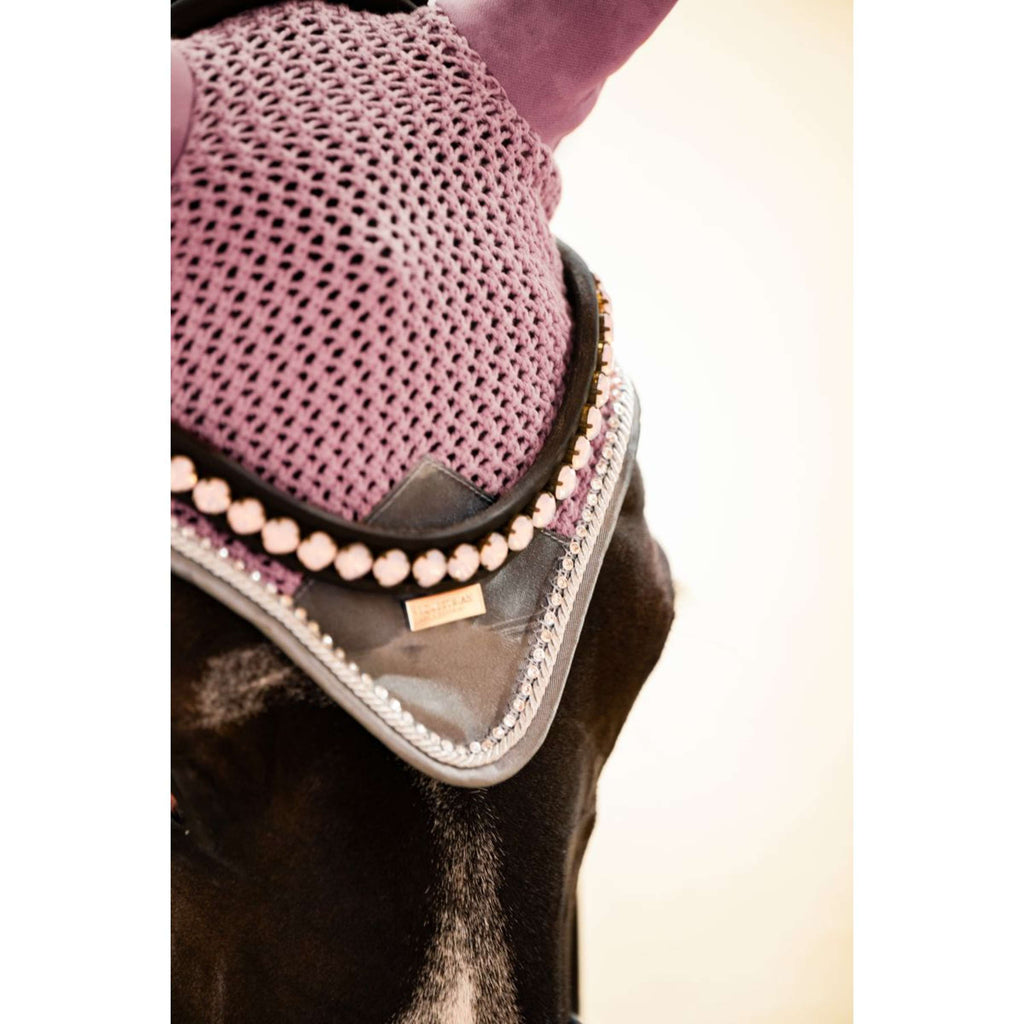 Equestrian Stockholm Ear Bonnet Pink