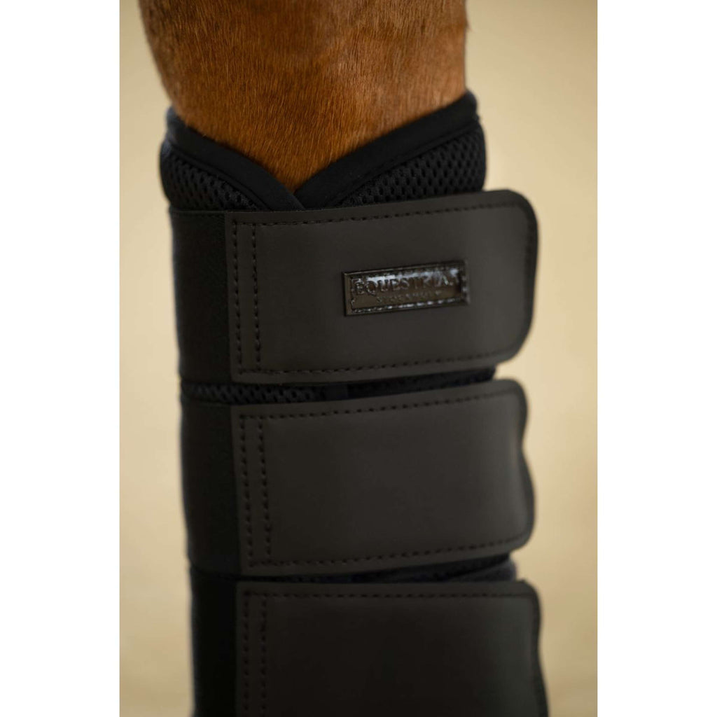 Equestrian Stockholm Leg Protectors Classic Mesh All Black