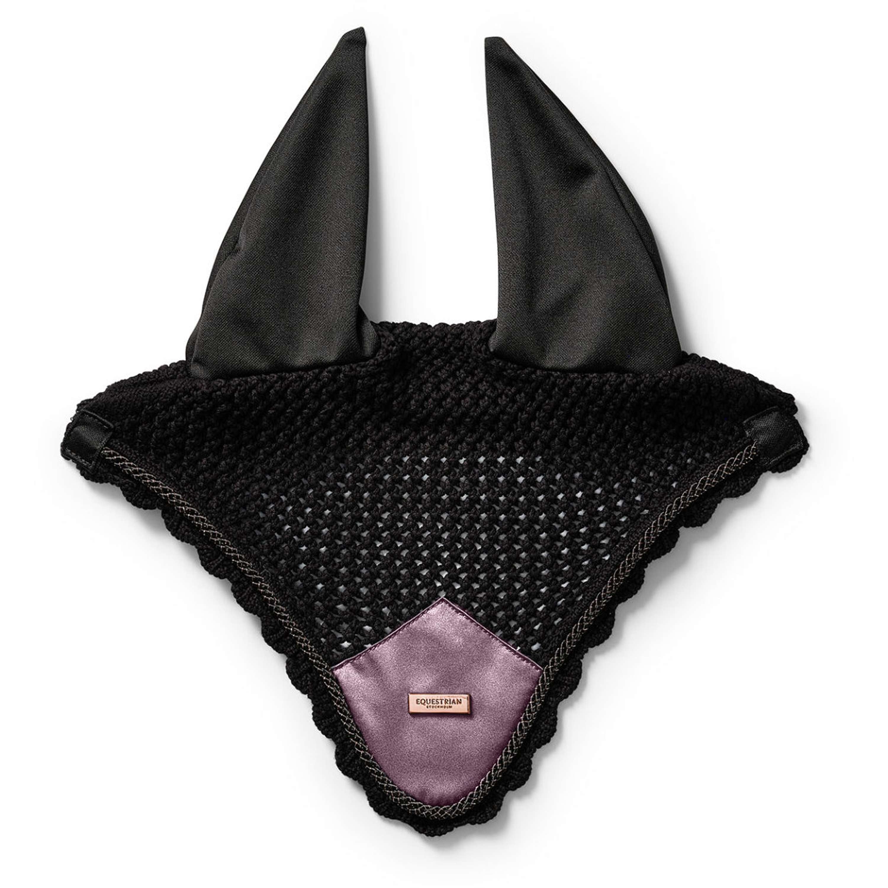 Equestrian Stockholm Ear Bonnet Black/Blush