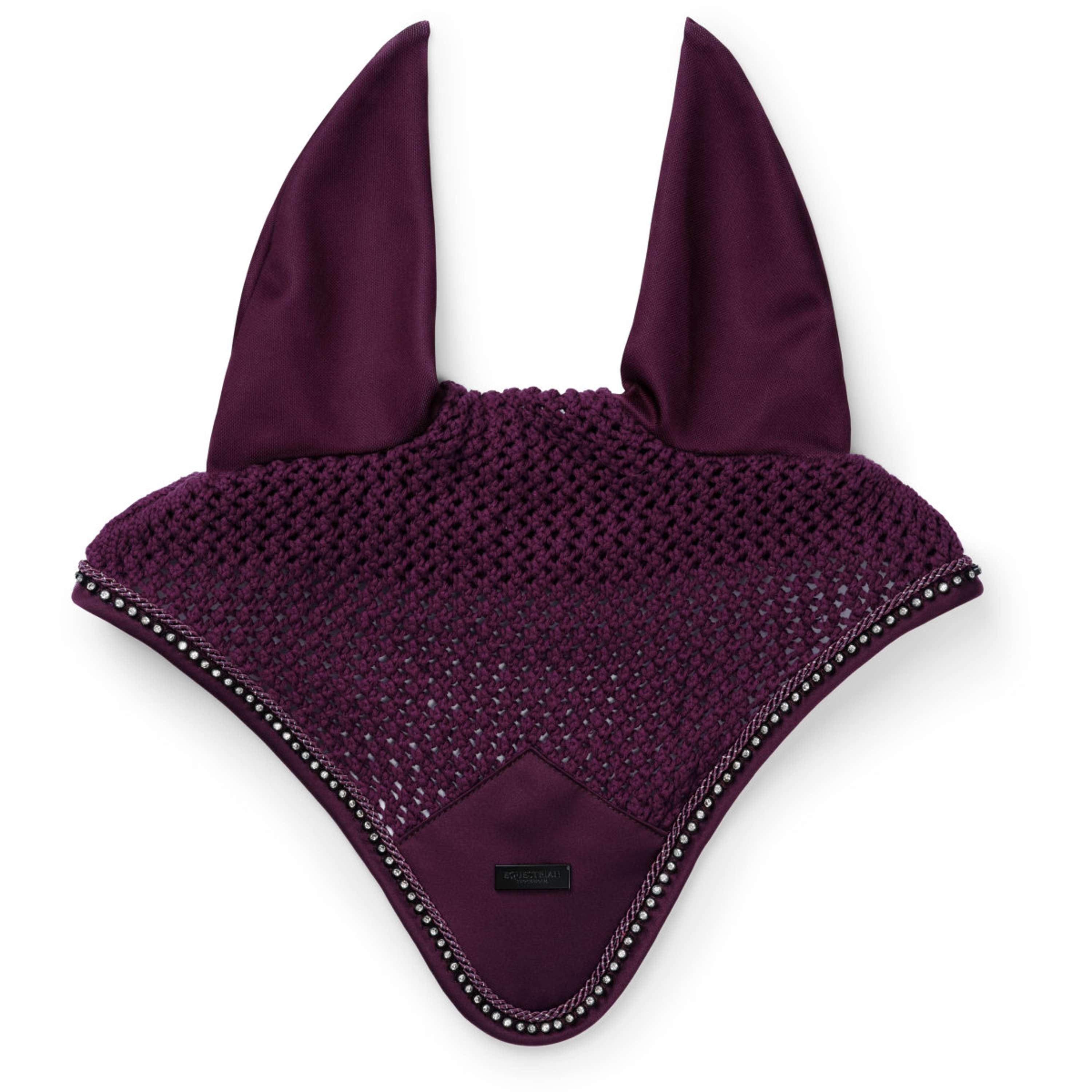 Equestrian Stockholm Ear Bonnet Modern Mauve Wine