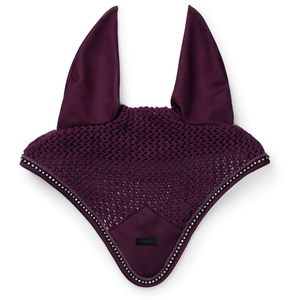 Equestrian Stockholm Ear Bonnet Modern Mauve Wine