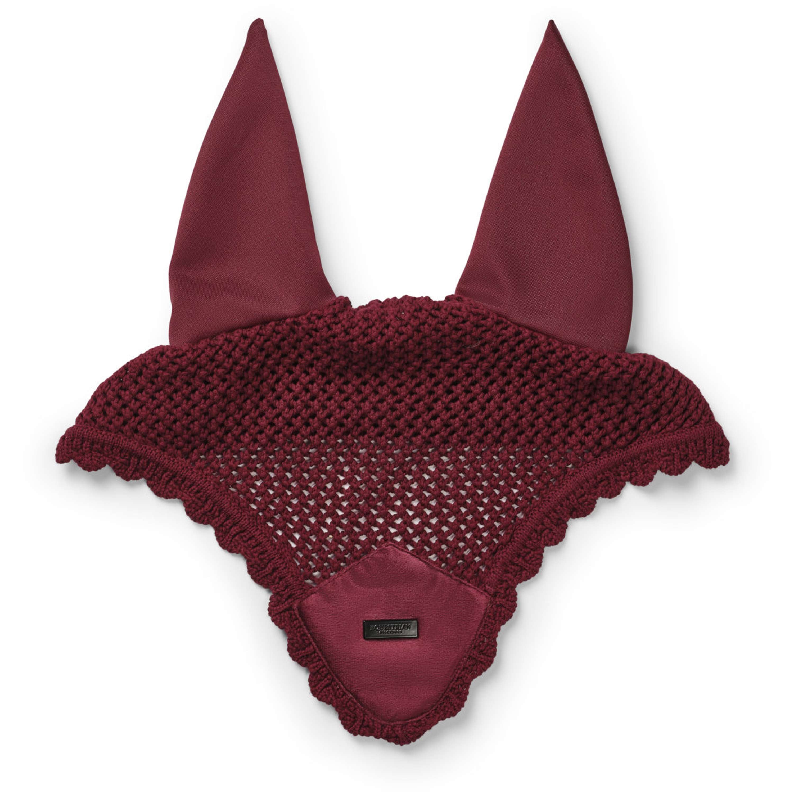 Equestrian Stockholm Ear Bonnet Velvet Merlot