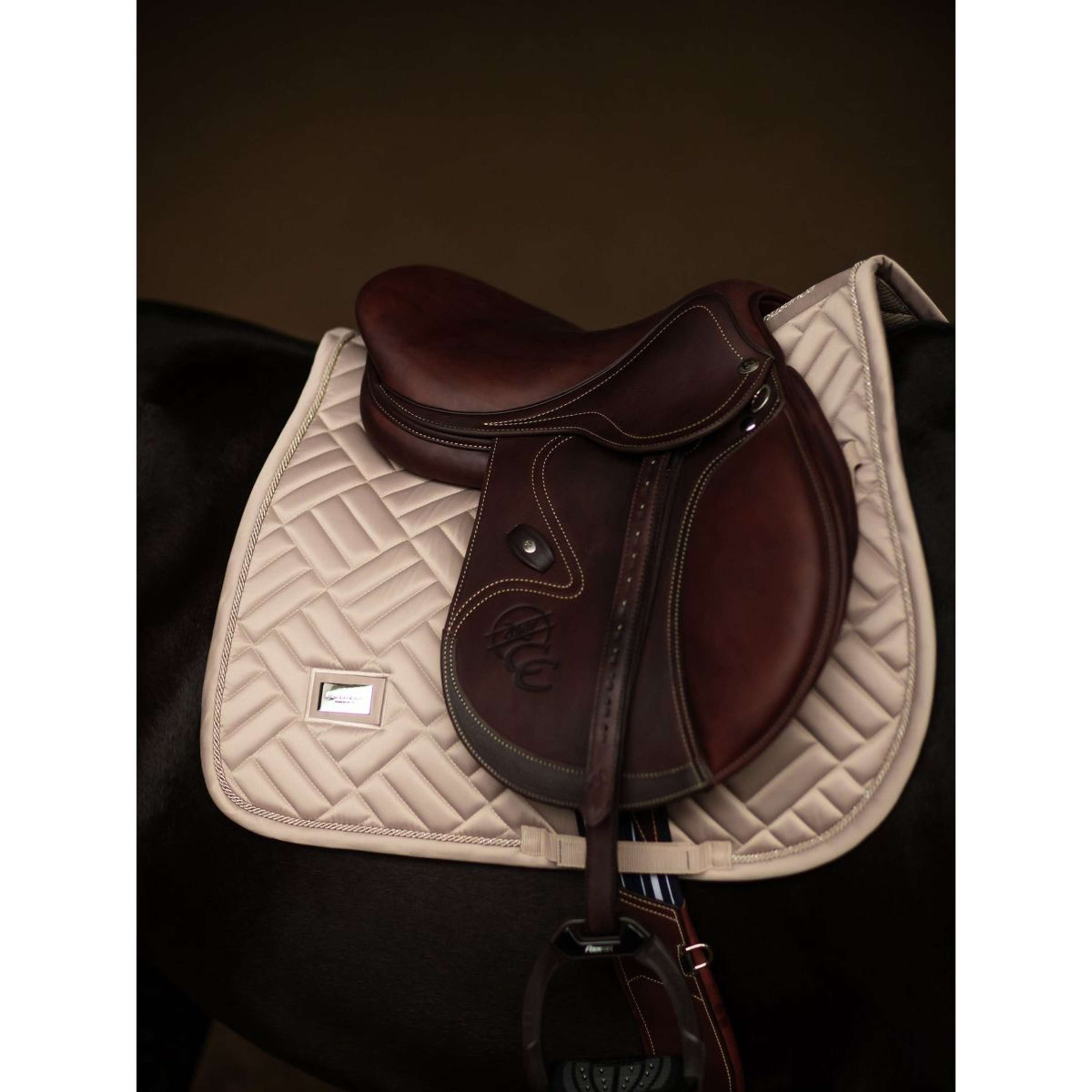 Equestrian Stockholm Saddlepad Modern Jumping Sand